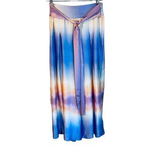 Coco Bianca Pastel Sherbet Wide Leg Palazzo Pants Sz M